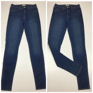 NWOT L'AGENCE Marguerite Mirage Medium Wash 5 Pocket Logo Hardware Skinny Jeans
